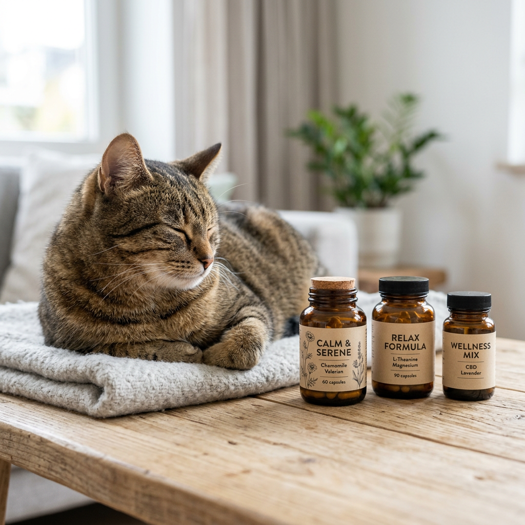 Calming Cat Anxiety with Supplements