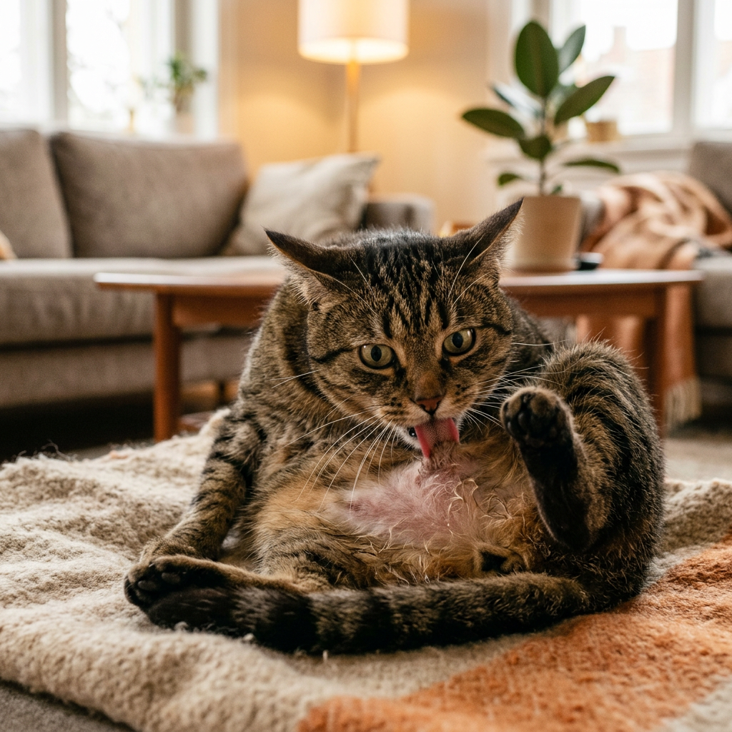 Cat Anxiety: Breaking the Stress-Grooming Cycle