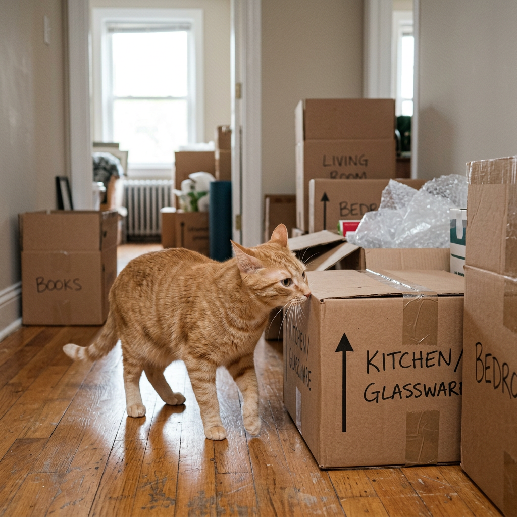 Calming Cat Anxiety in New Homes