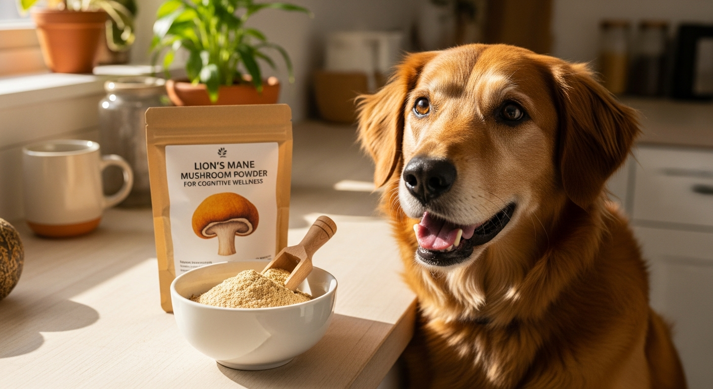 Lions Mane Dogs Brain Health